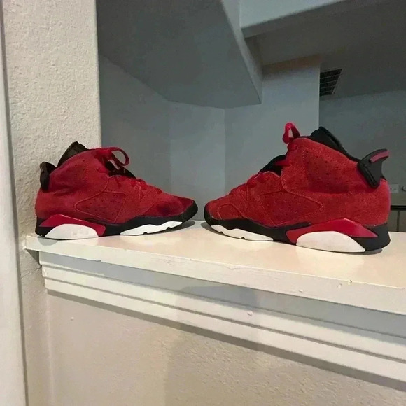 Nike Other - Nike Air Jordan 6 Retro Toro Bravo Red Black DV3605-600 Youth 1Y Pre-owned
